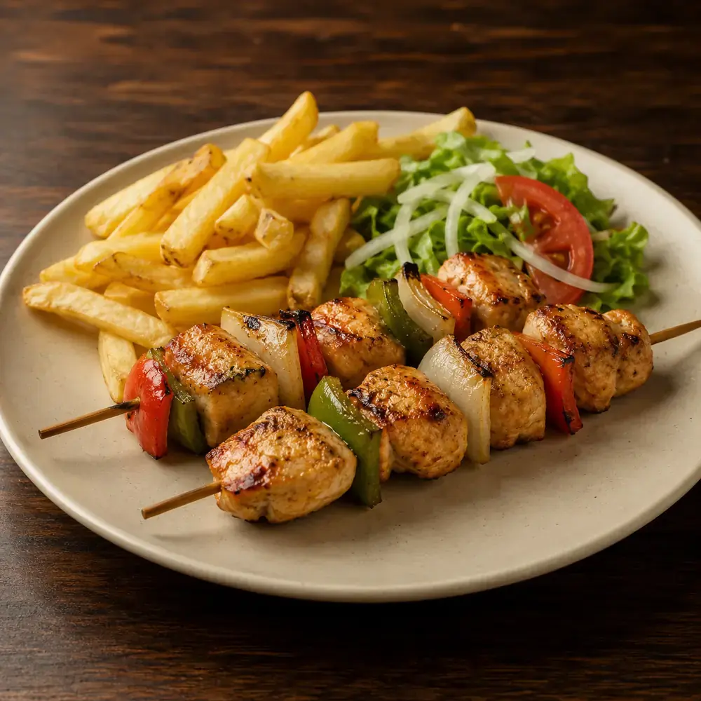 Brochette de pollo