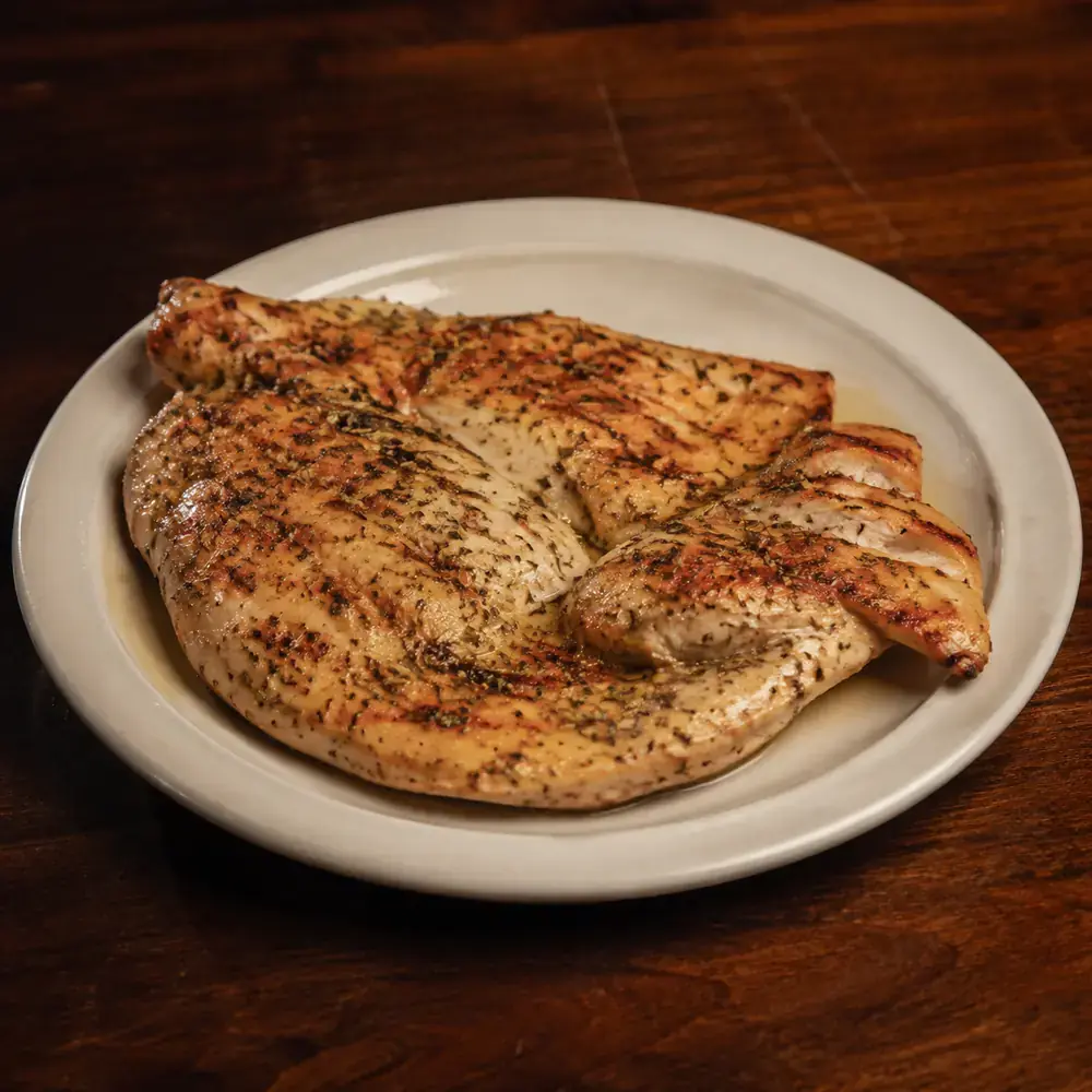 Pollo grillé al orégano
