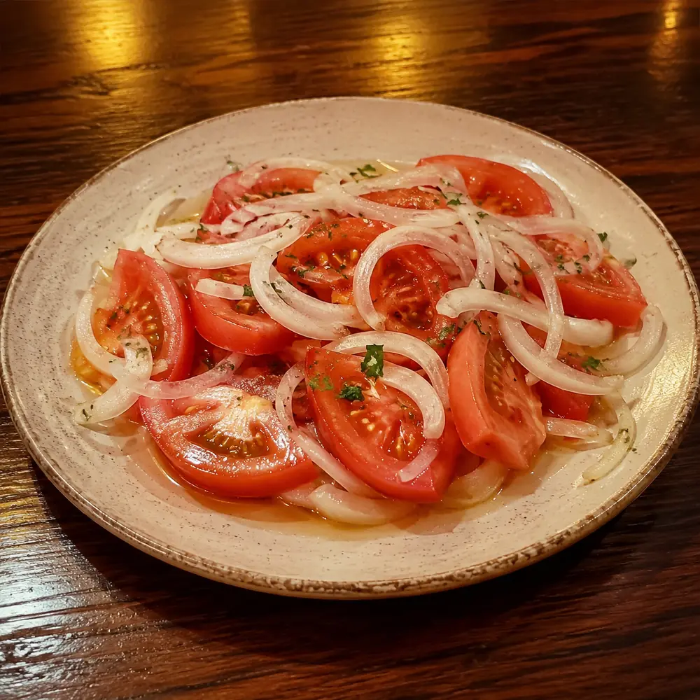 Tomate y cebolla