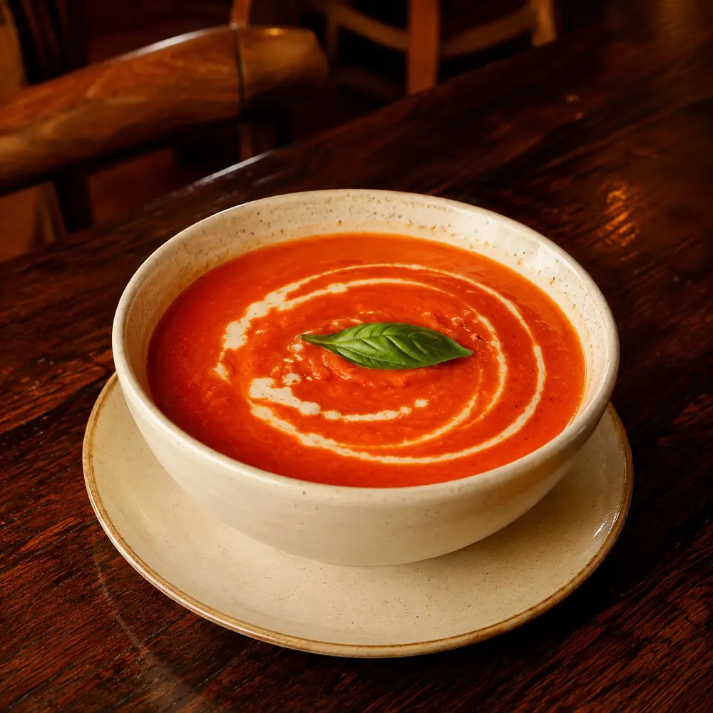Sopa crema de tomate